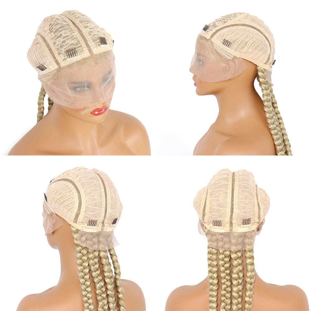 Synthetic Braided Lace Wig