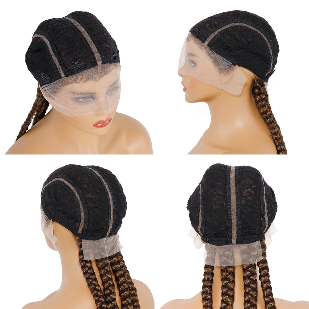 Synthetic Braided Lace Wig