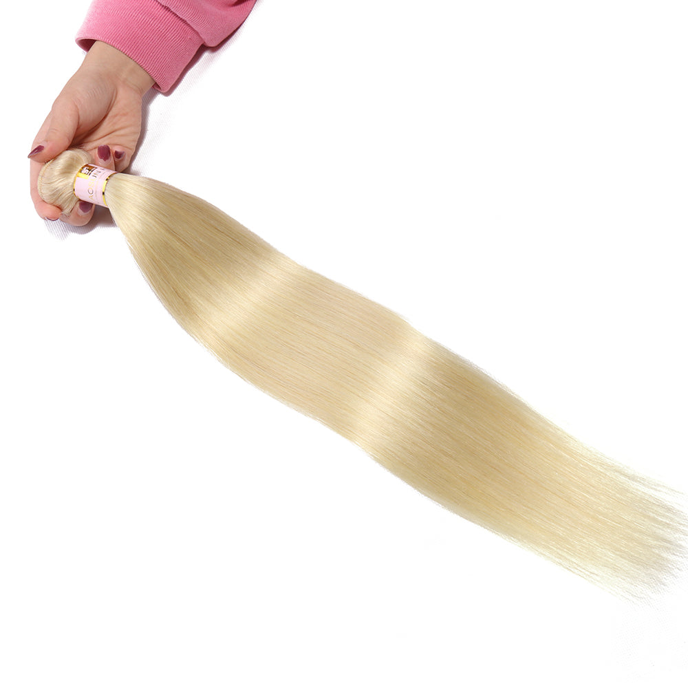 Straight Blonde Human Hair
