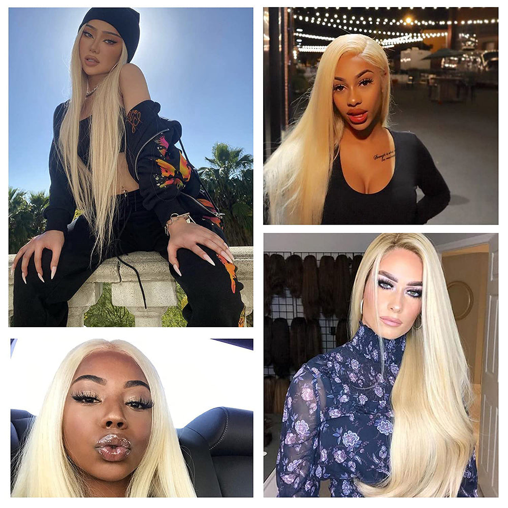 Brazilian 613 Blonde Bundles and Frontal