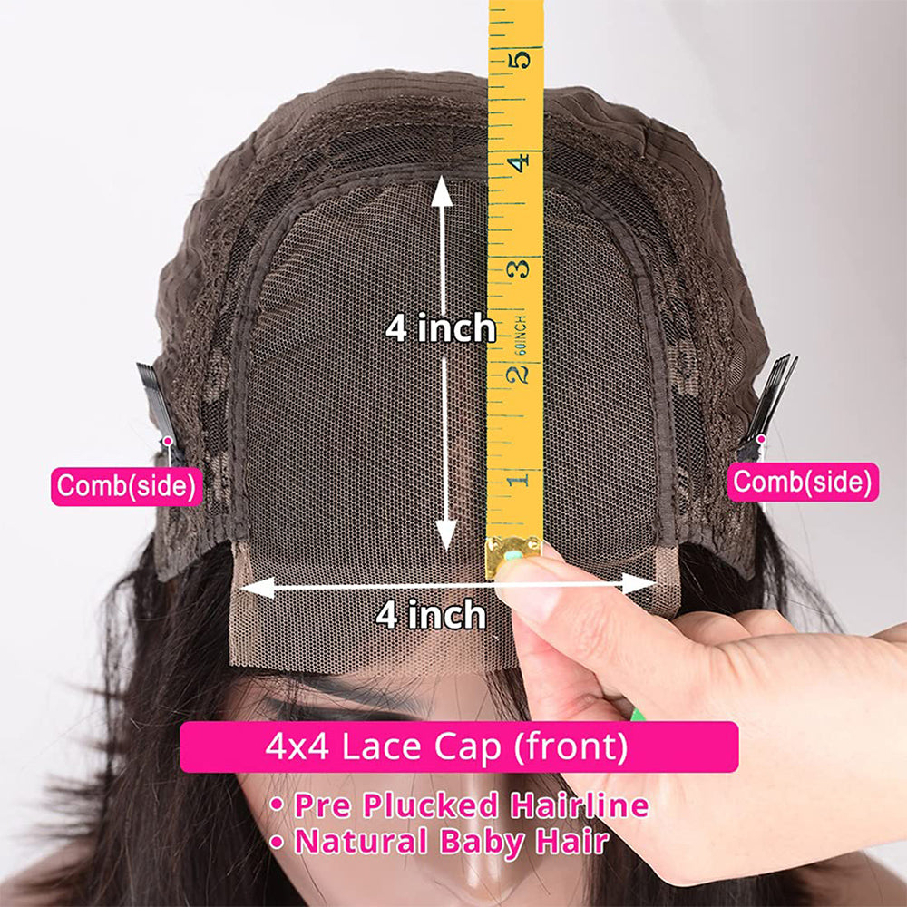 4x4 lace wig straight