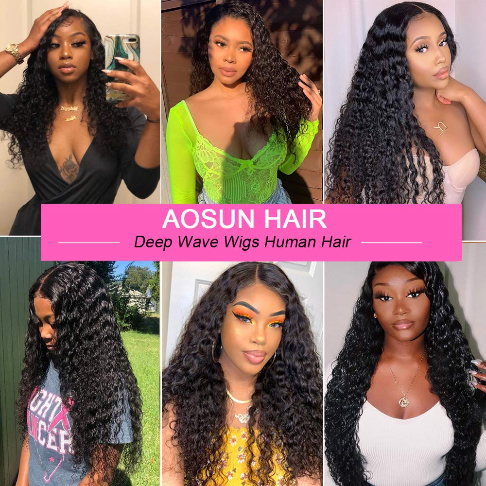 4x4 deep wave cloure wig