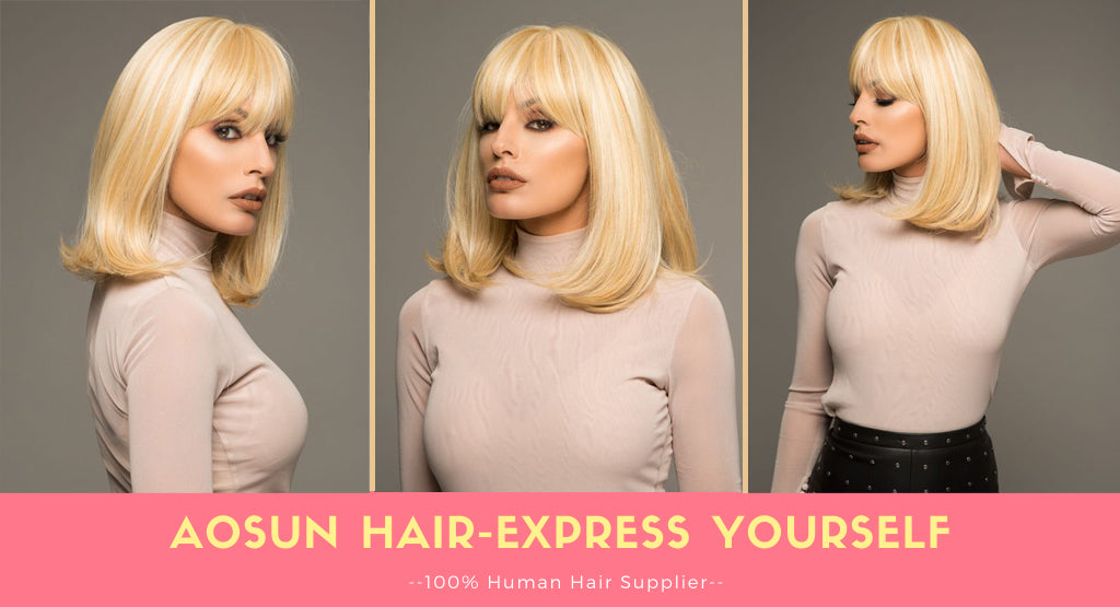 613 bob wig with bangs