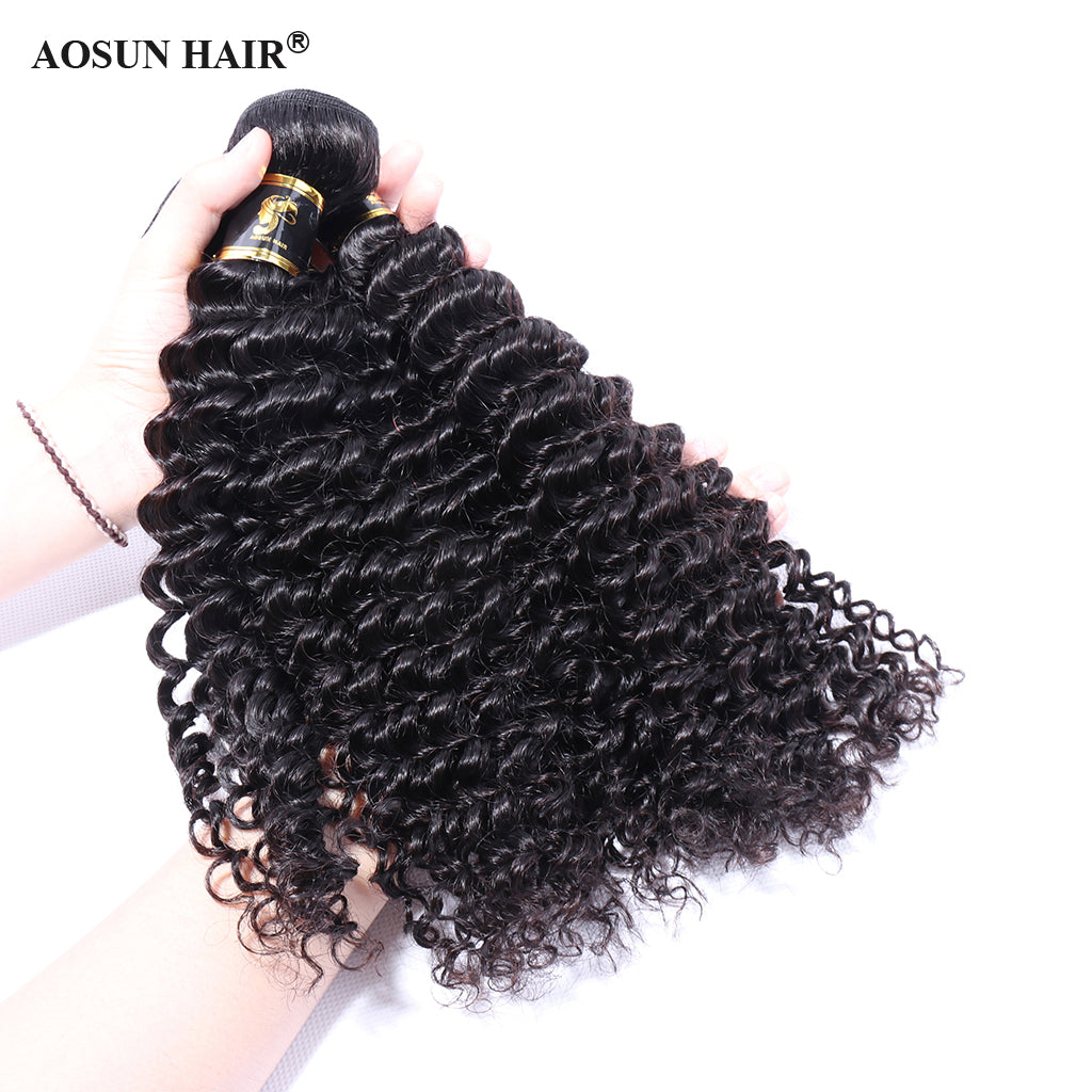 3 bundles deep wave hair