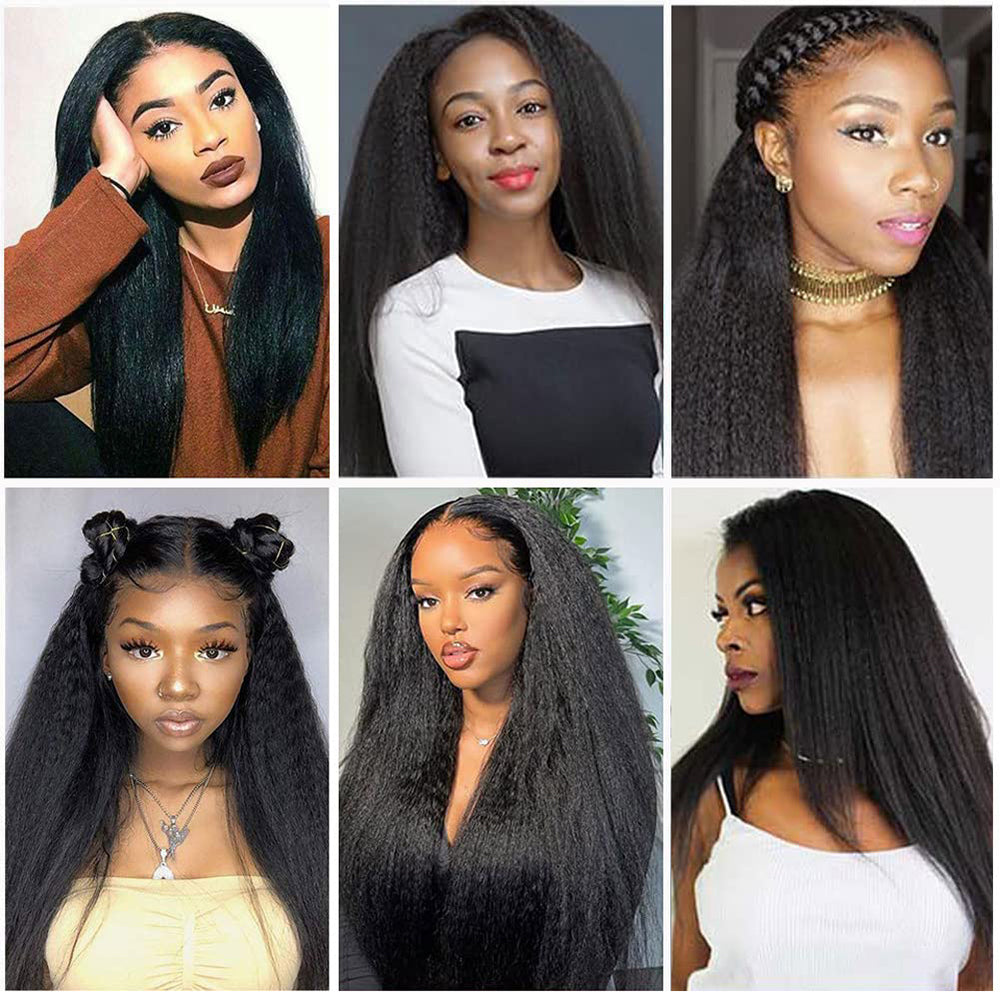 13x4 Kinky Straight Lace Front Wig