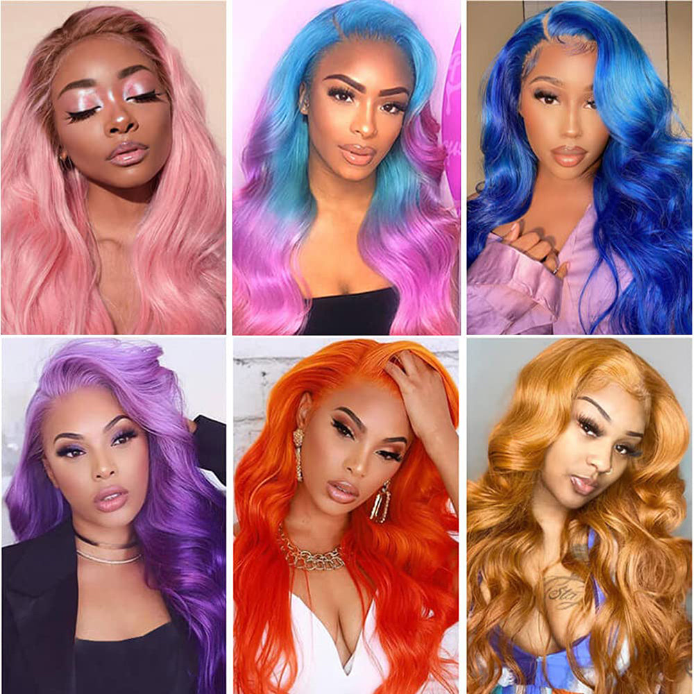 13x4 Body wave Blonde lace wig