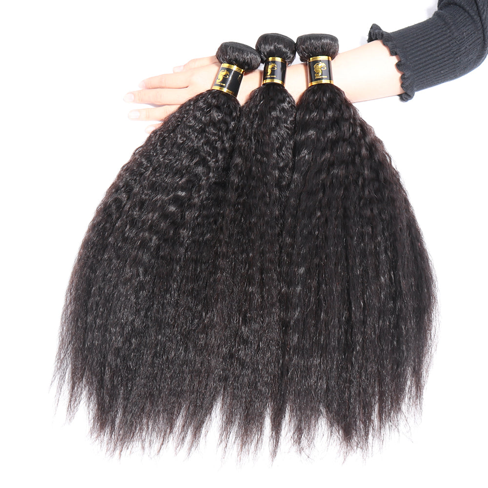 Brazilian Virgin Kinky Straight Hair