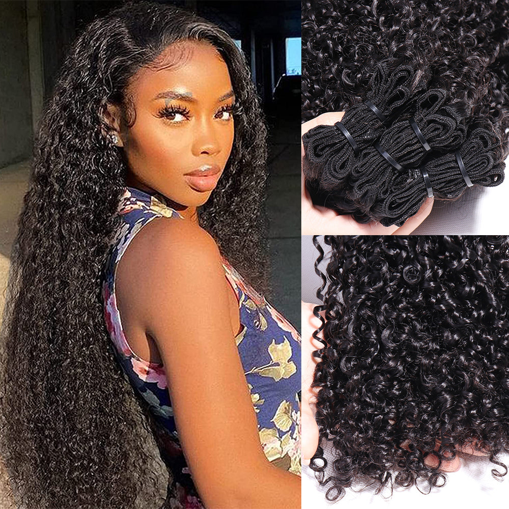100% Unprocessed Human Hair Bundles