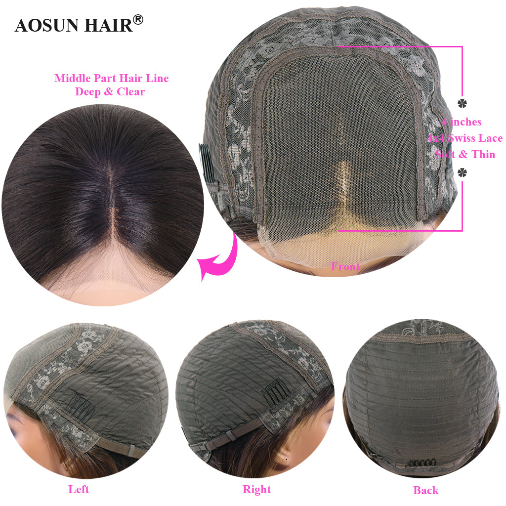 4x4 lace closure wig