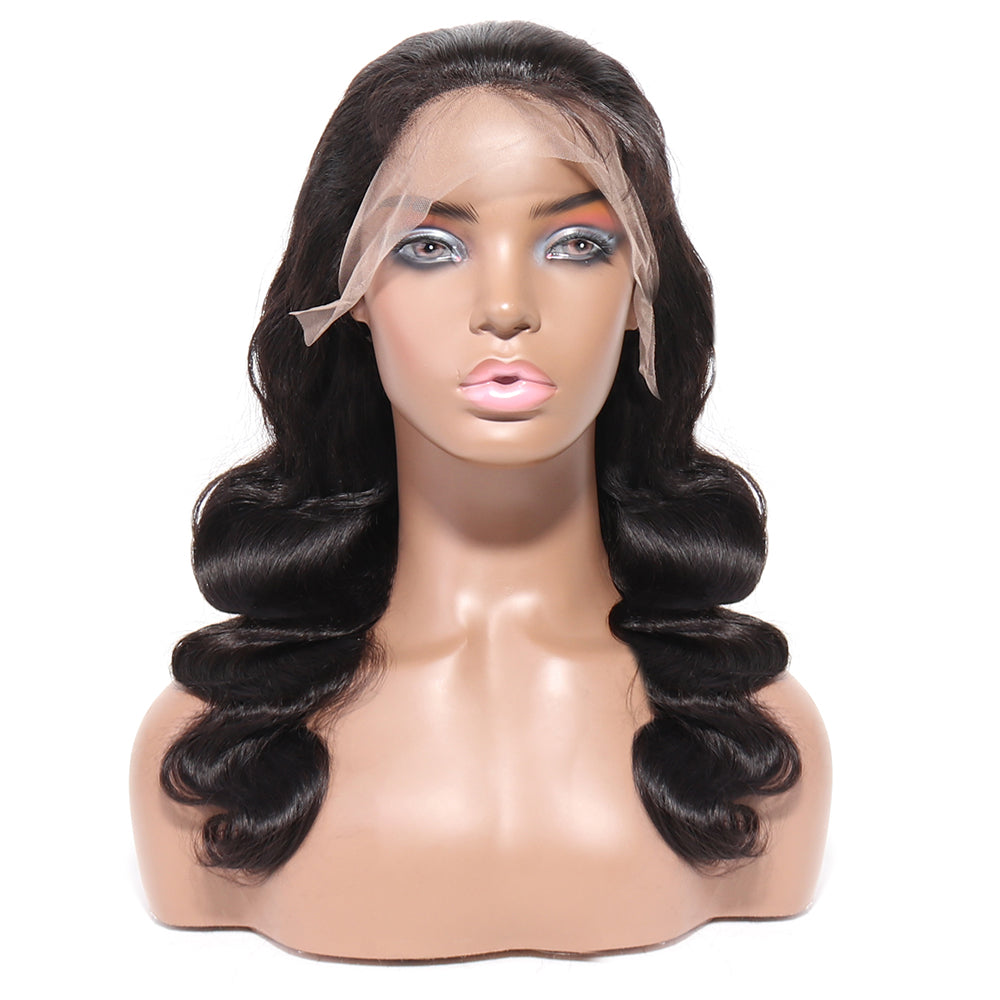 body wave front lace wig