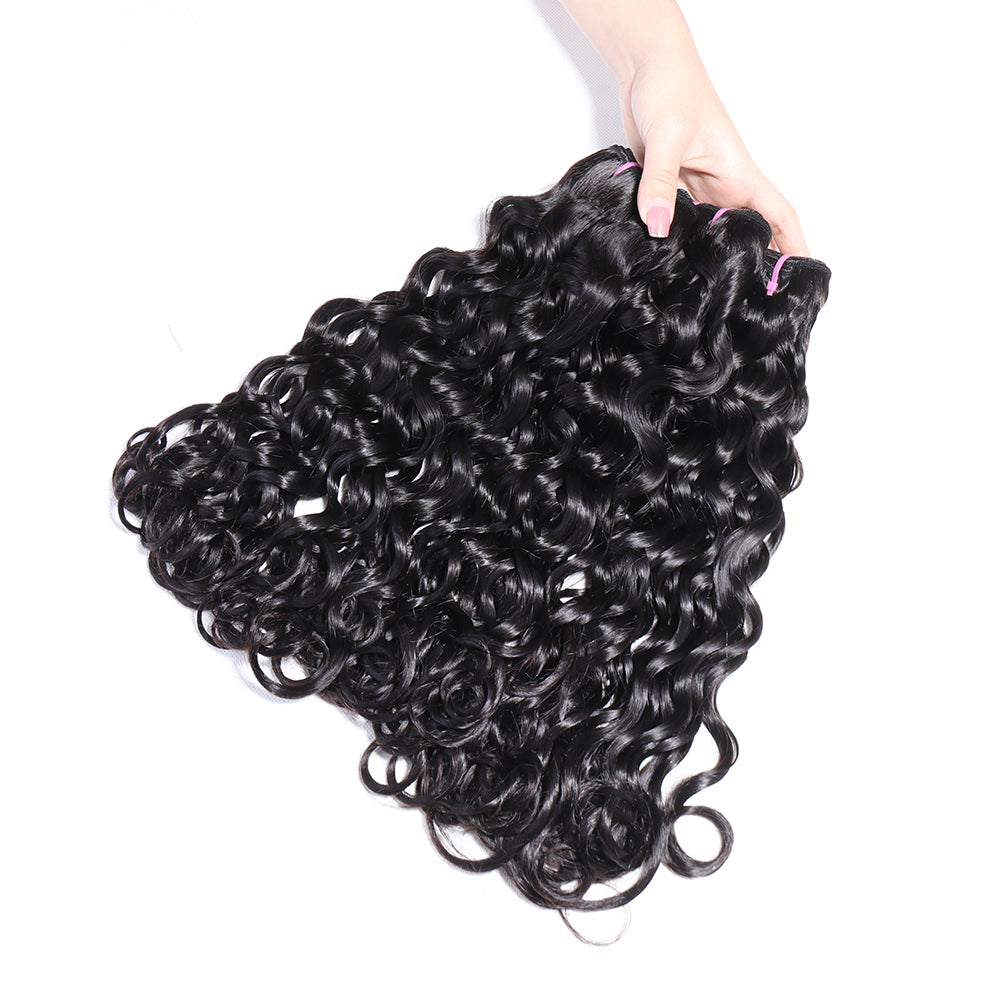 Double Drawn Natural Black Color Hair Extension