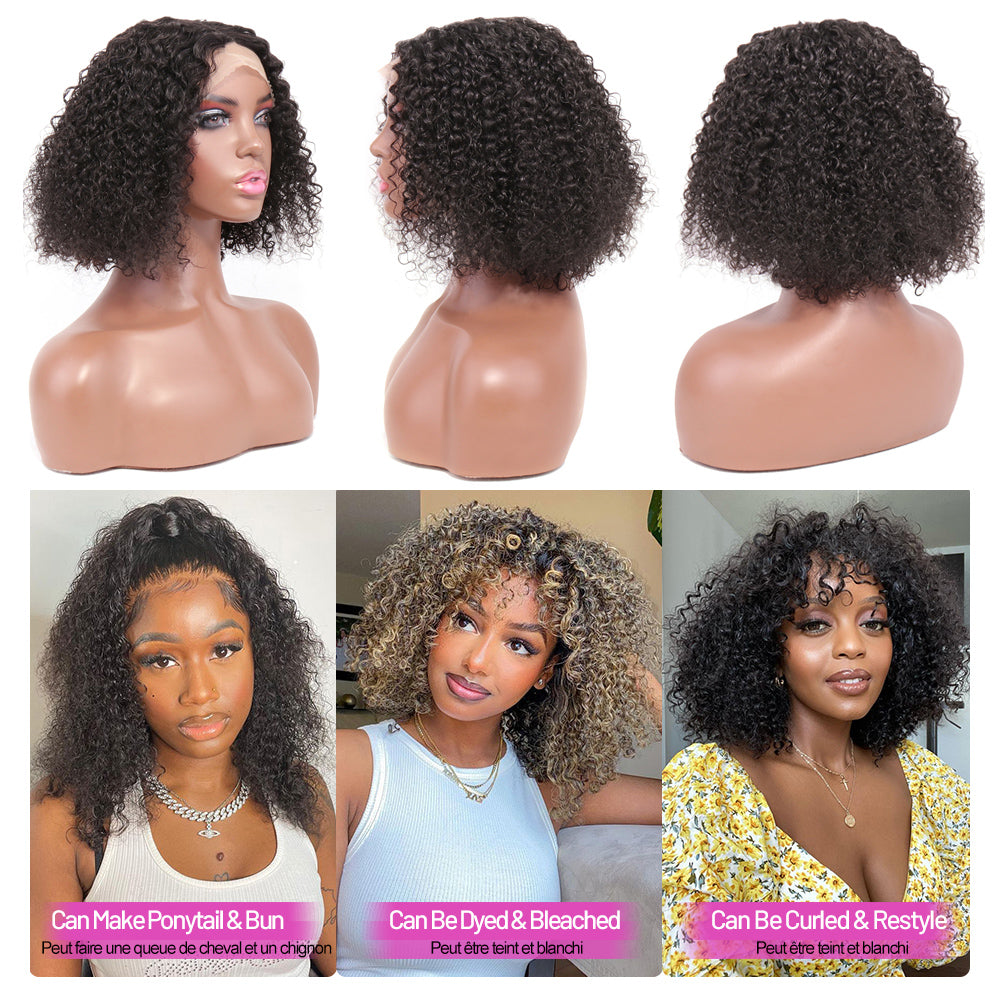 human hair t part lace wig