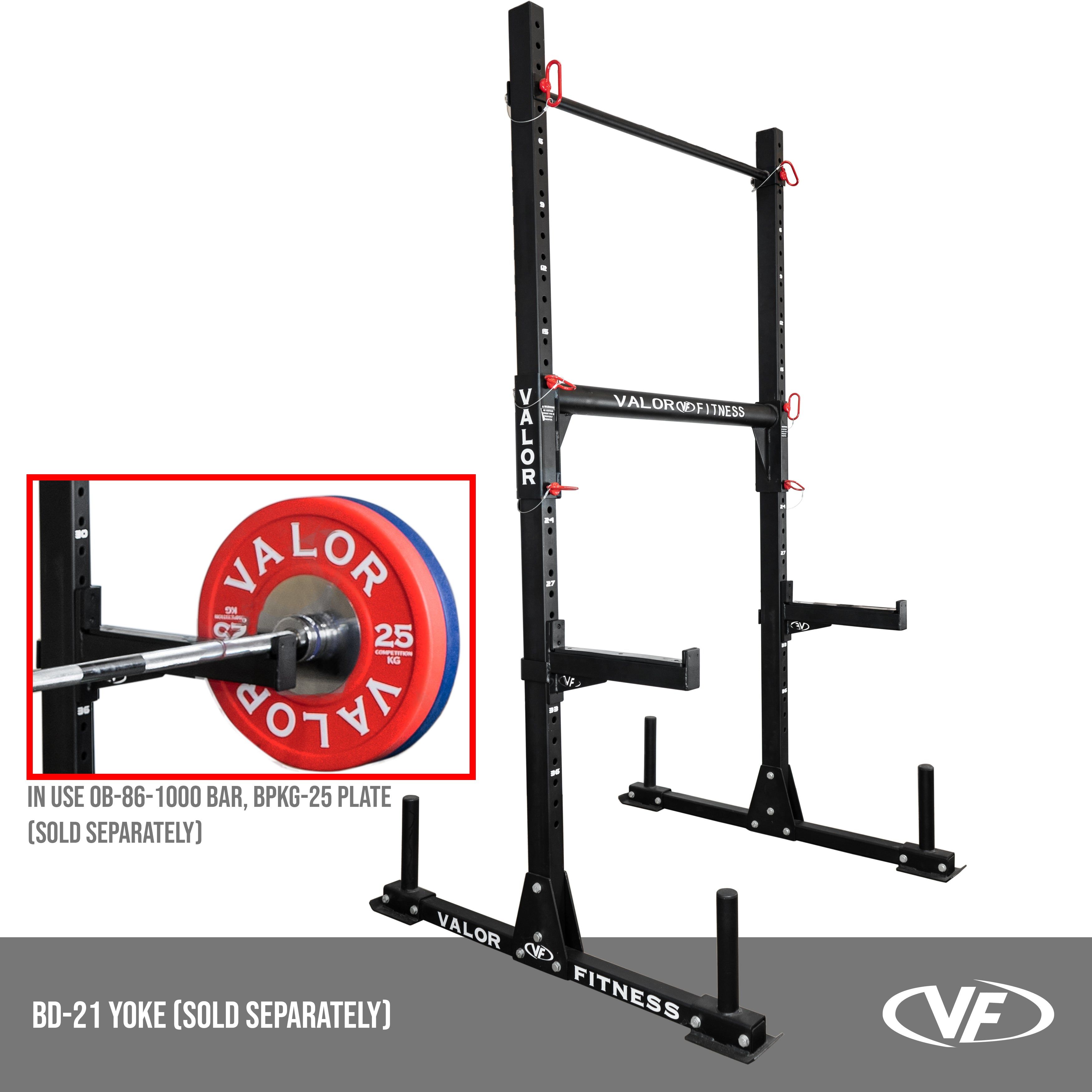 Safety Spotter Arm Attachments for 2x3 Yoke Racks