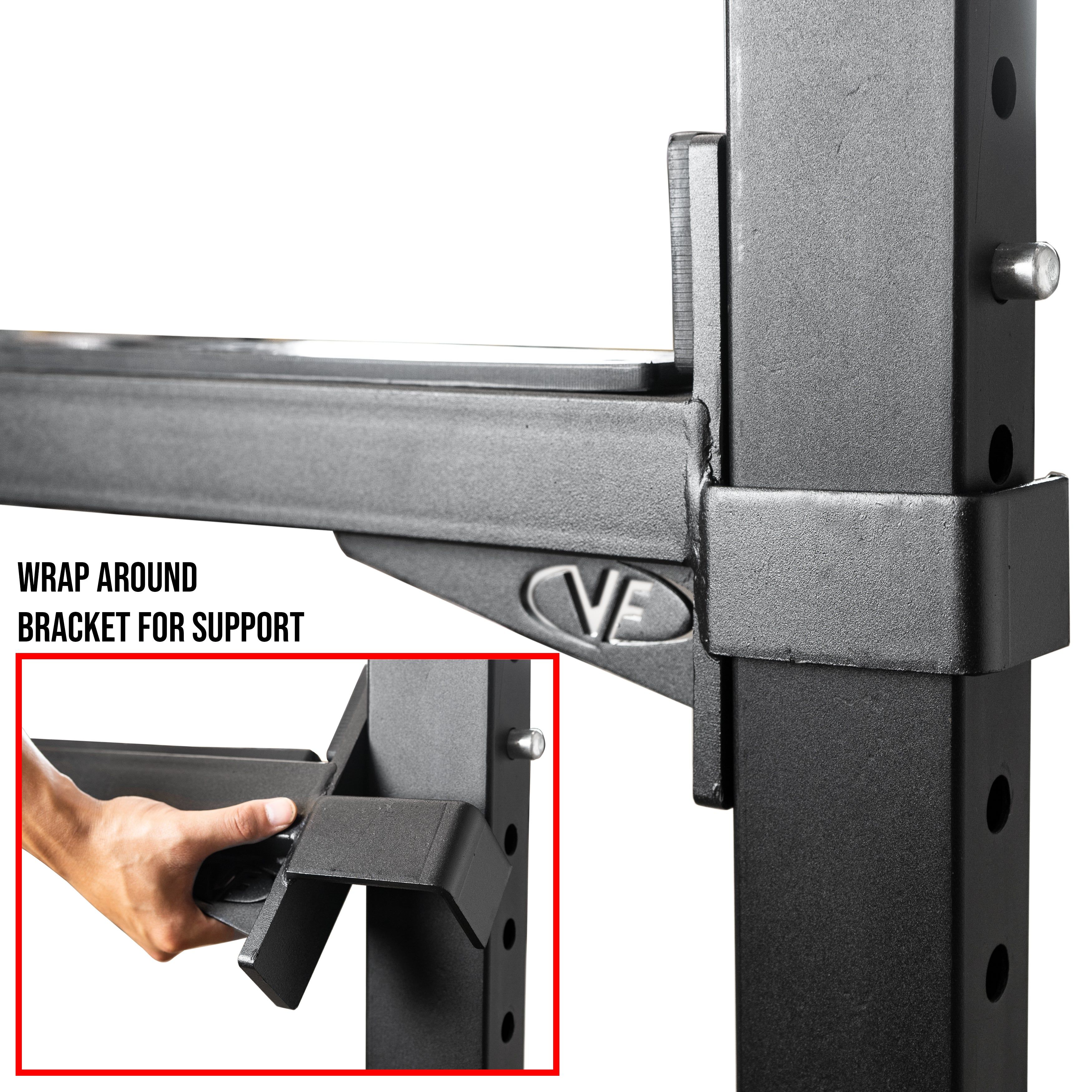 Safety Spotter Arm Attachments for 2x3 Yoke Racks