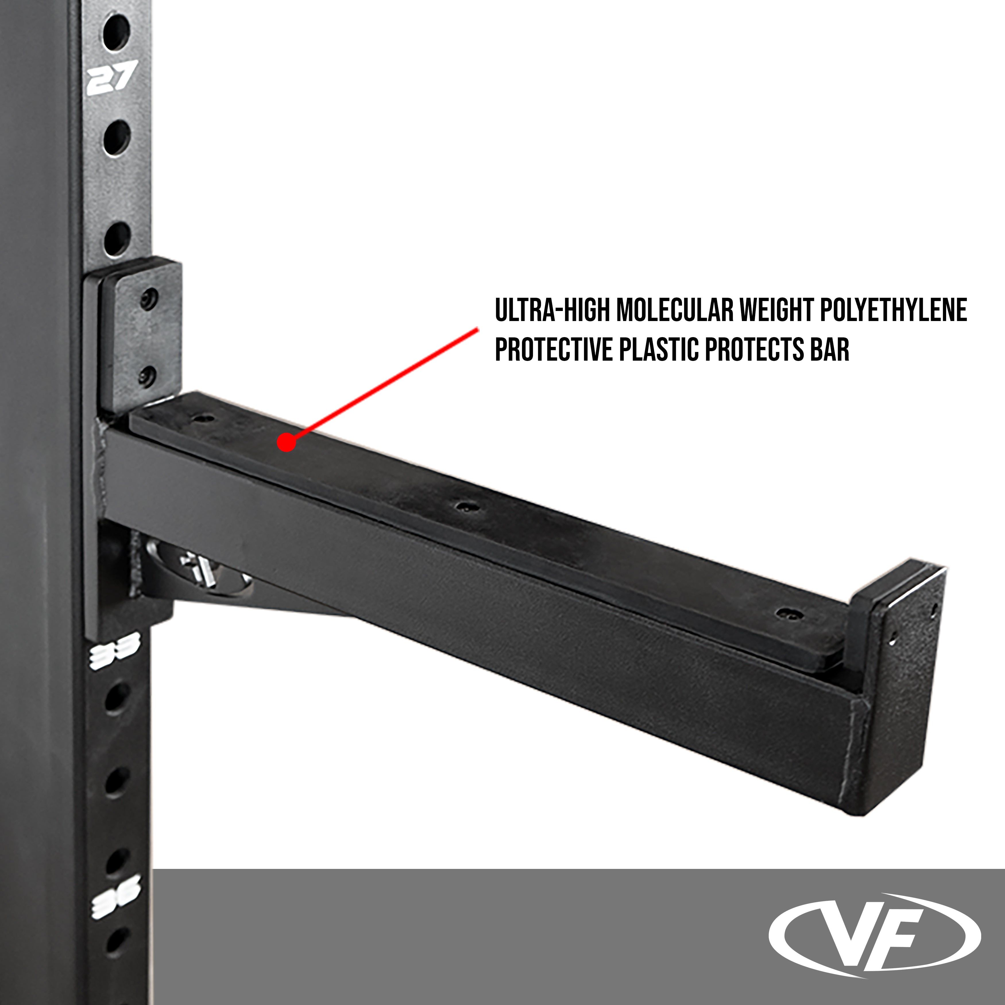 Safety Spotter Arm Attachments for 2x3 Yoke Racks