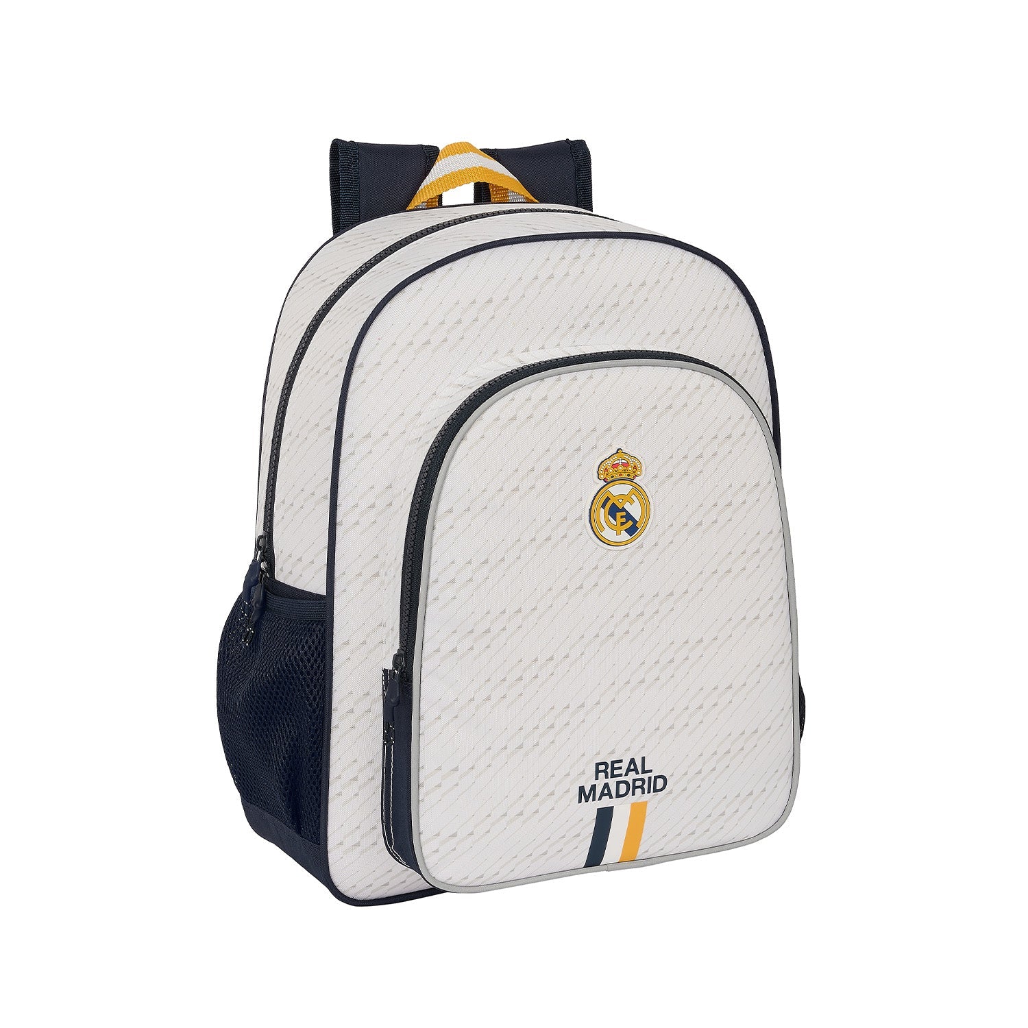 Youth Backpack White/Gold