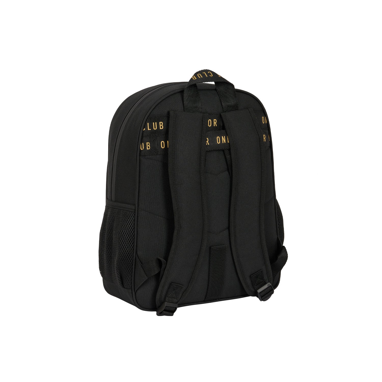 Youth Adaptable Backpack Black/Mustard Real Madrid