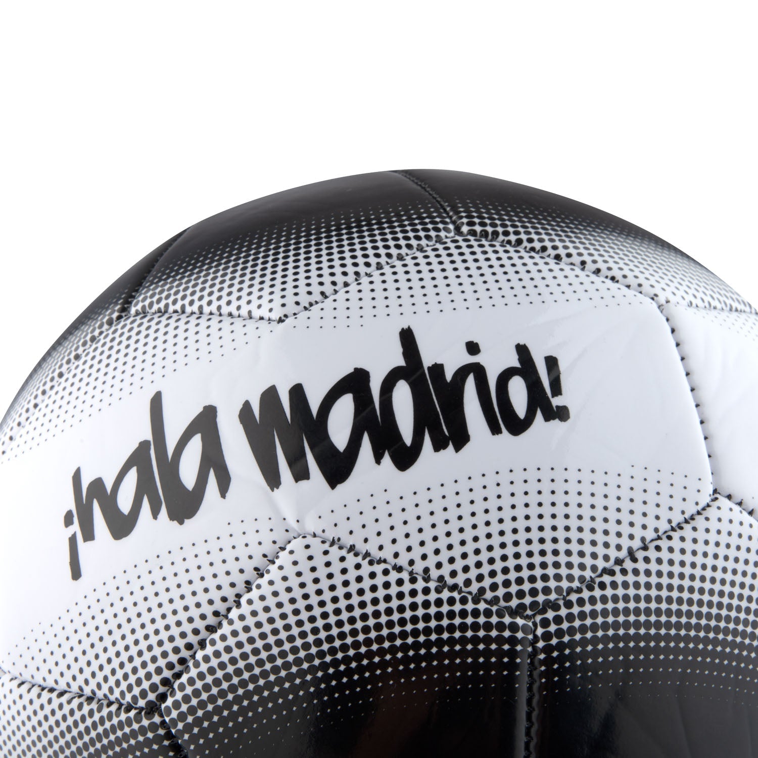 Hala Madrid Ball Black White