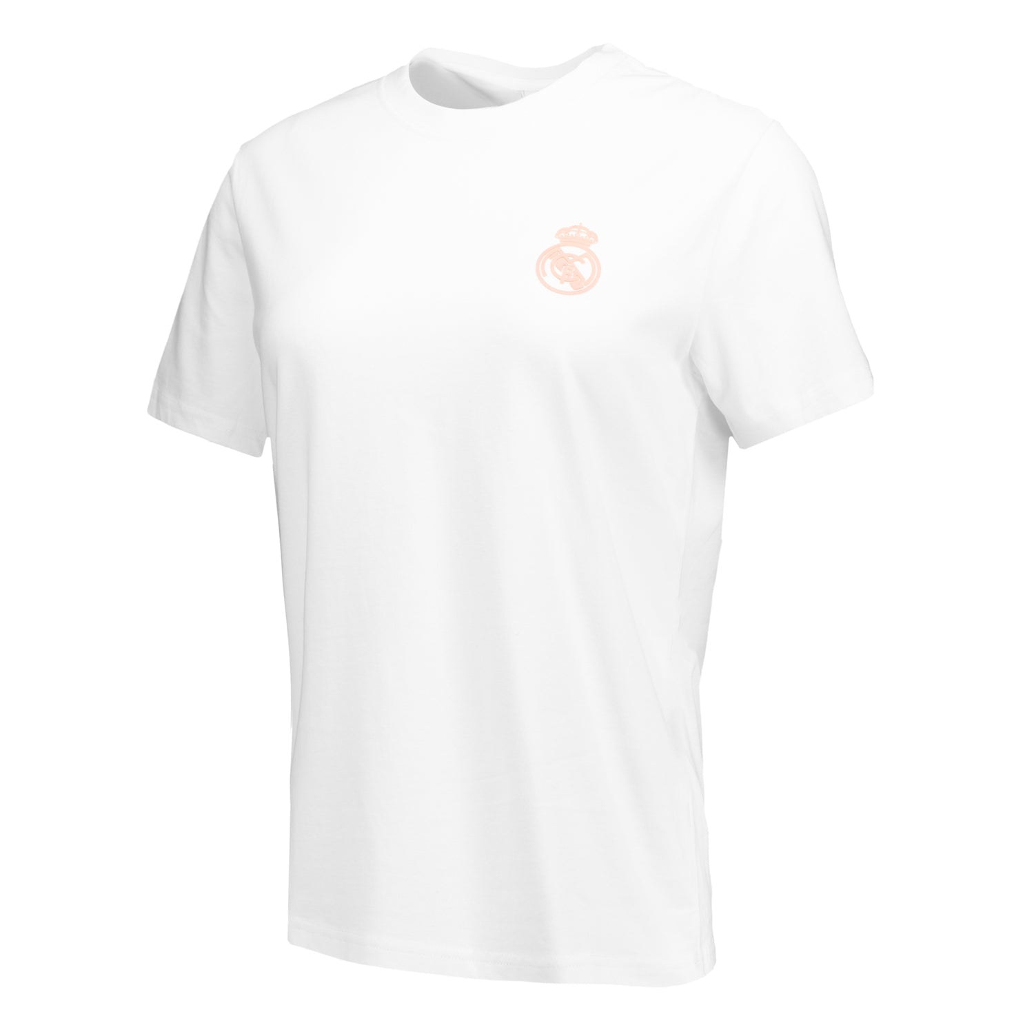 Womens ECO Essentials Real Madrid Monocolor Crest T-Shirt White