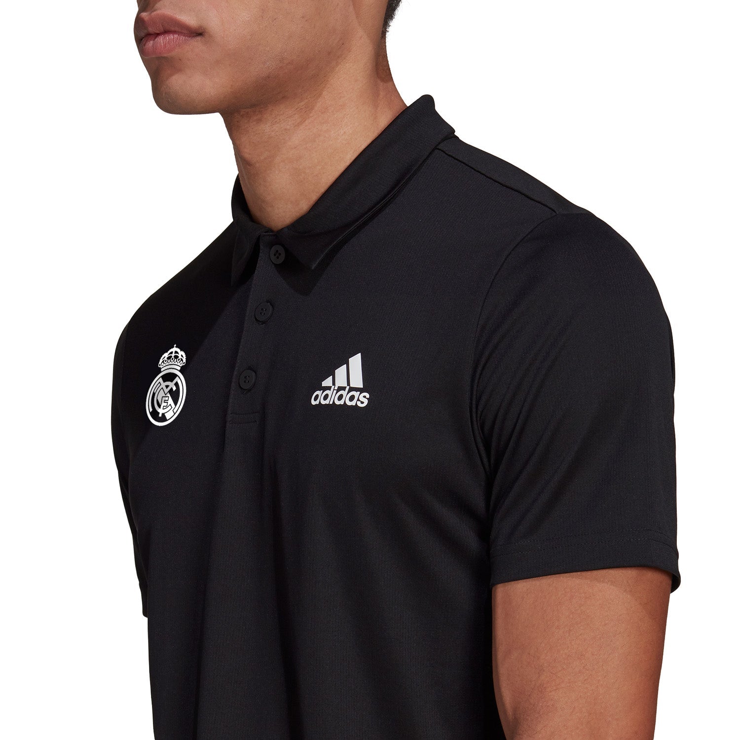 Mens adidas Training TTS Polo Black