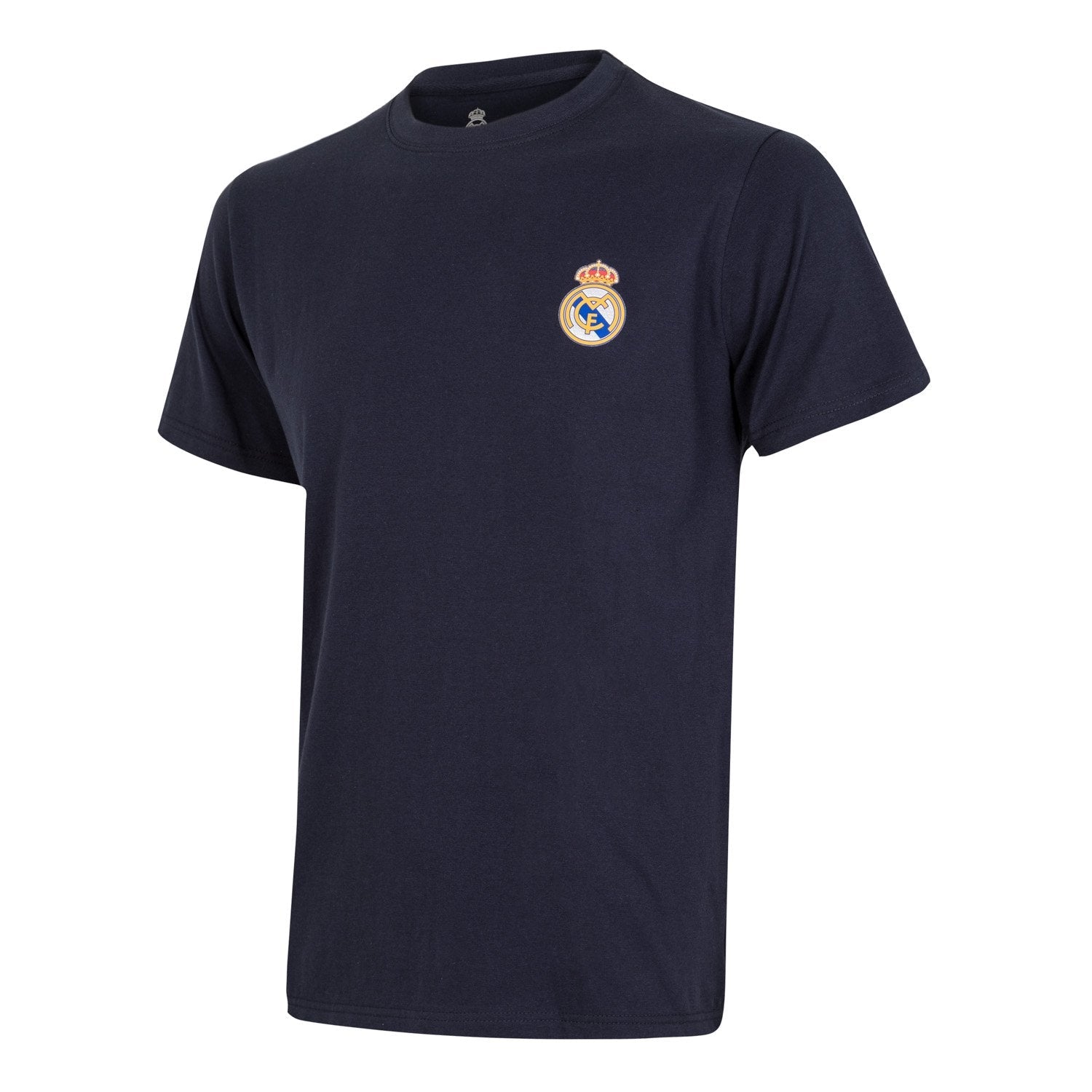 Mens Essentials Color Crest T-Shirt Navy