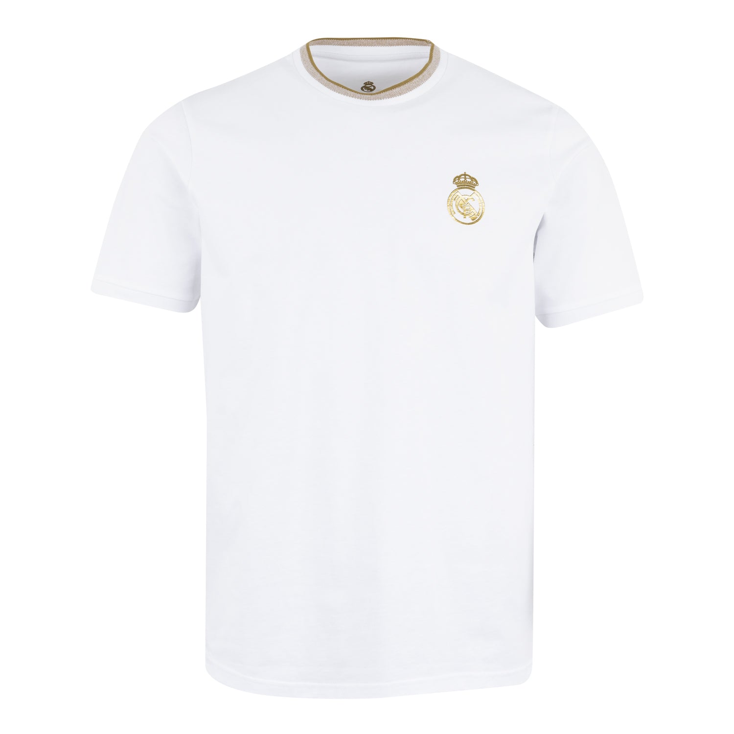 Mens White & Gold T-Shirt