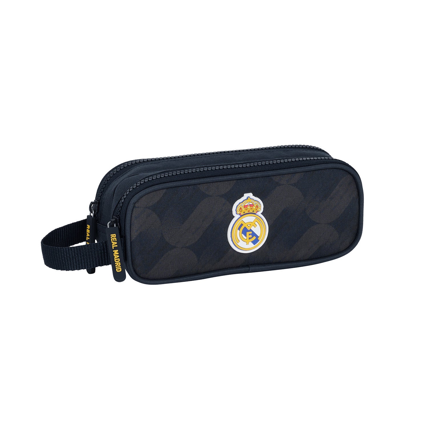 Double Pencil Case Navy/Gold