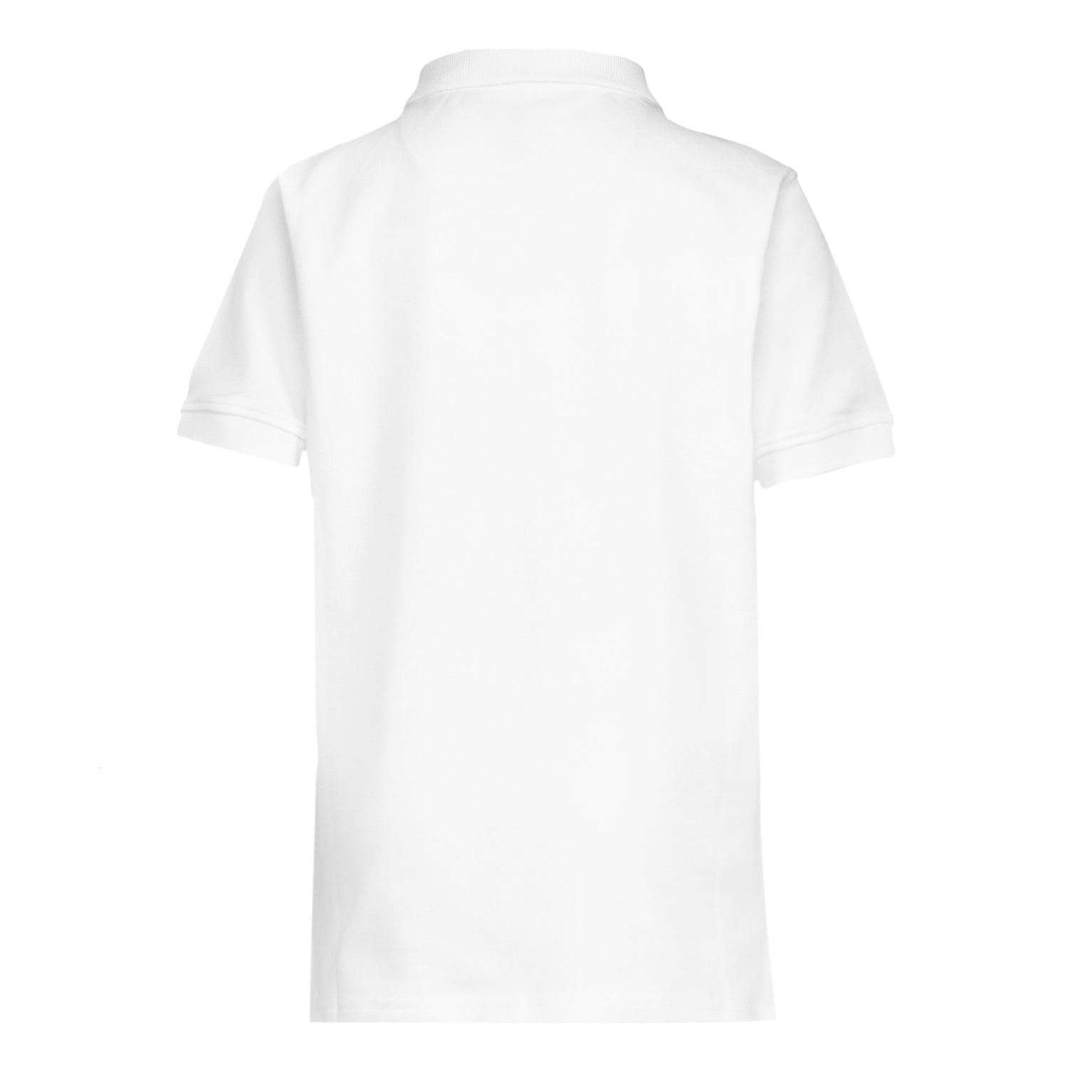 Youth ECO Essentials Real Madrid Color Crest Polo White