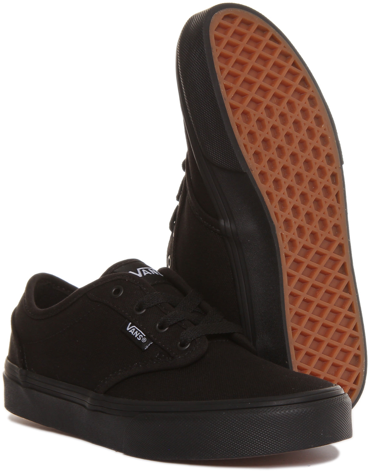Vans Atwood In Black For Kids Size 2.5