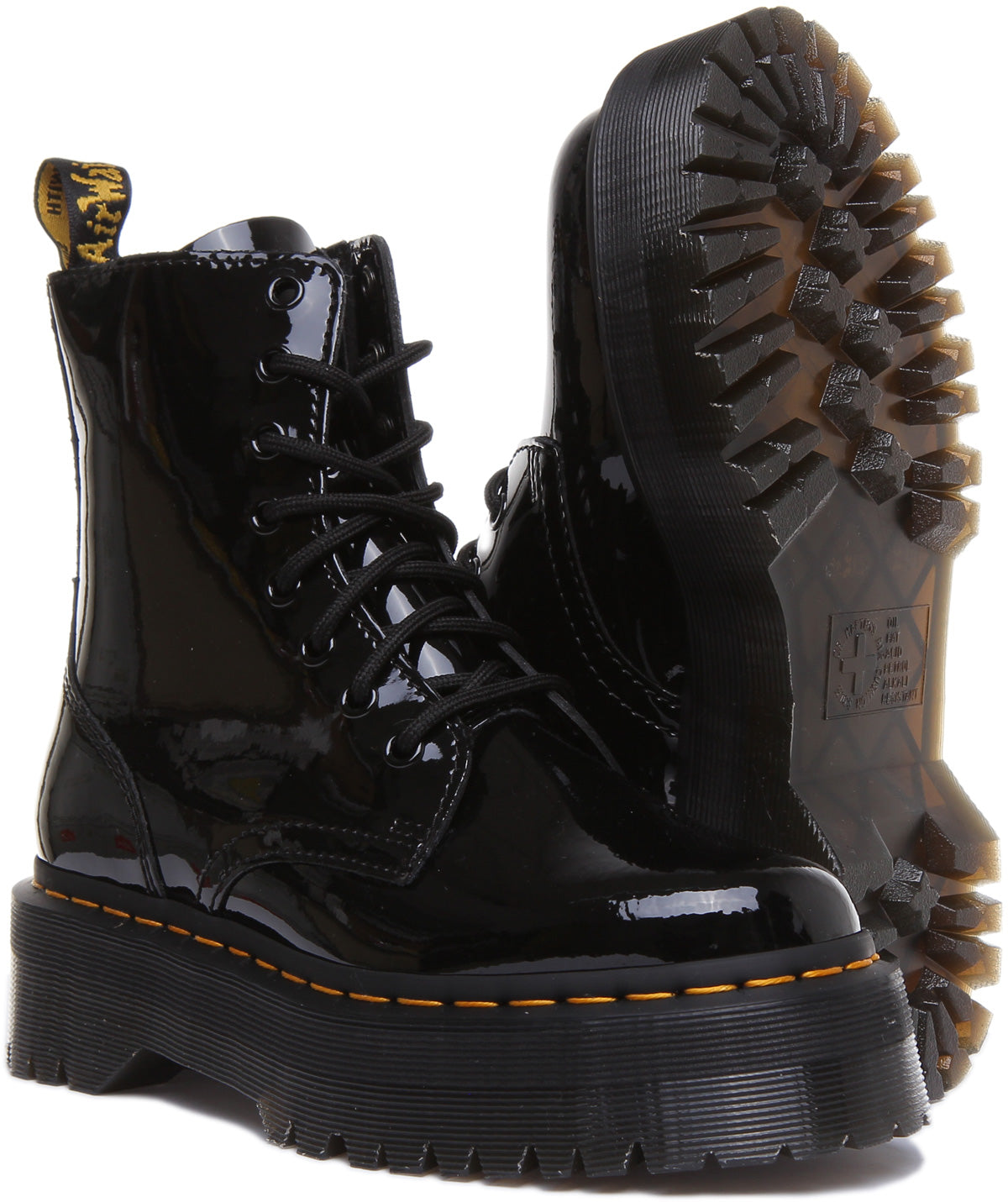 Dr Martens Jadon In Black Patent For Women