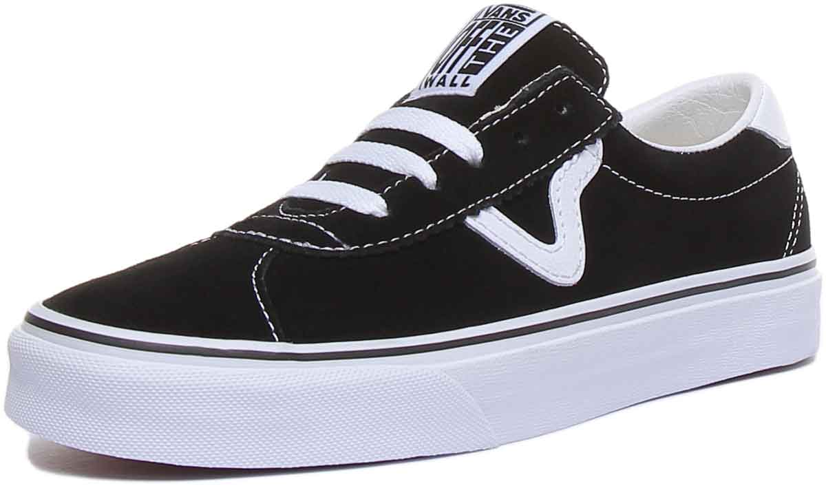 Vans Classic Vans Sport In Black White For Women