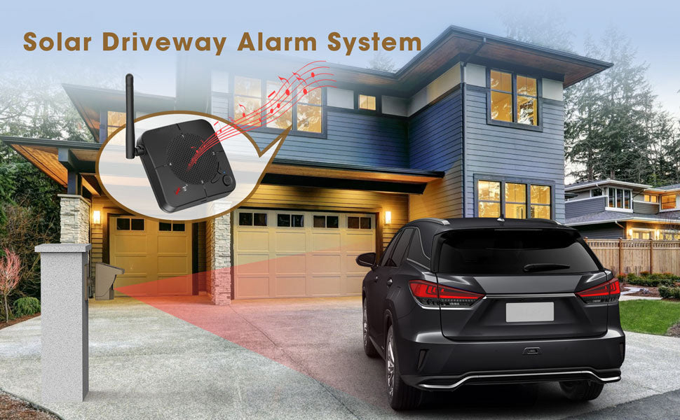 Outdoor Motion Sensor Driveway Alarm Security System | TOGUARD W10 ...