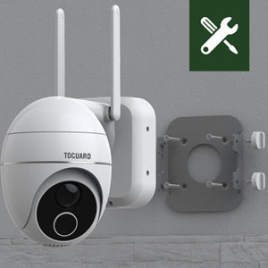 TOGUARD Kit Caméra de Surveillance exterieur Sans fil 1080P WiFi