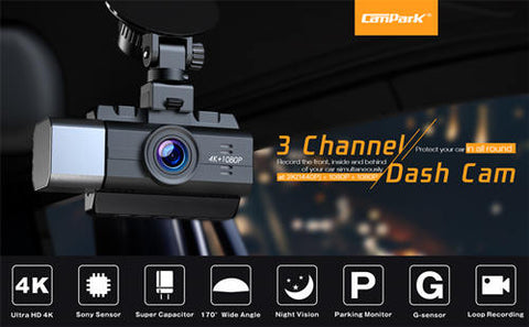 Caméra de voiture 4K : pour surveiller votre véhicule ou filmer des vlogs,  cette dashcam est idéale