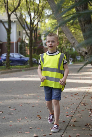 Dazonity Children's High Visibility Safety Vest, Reflective Strips, Fi – Dazonity  Safety