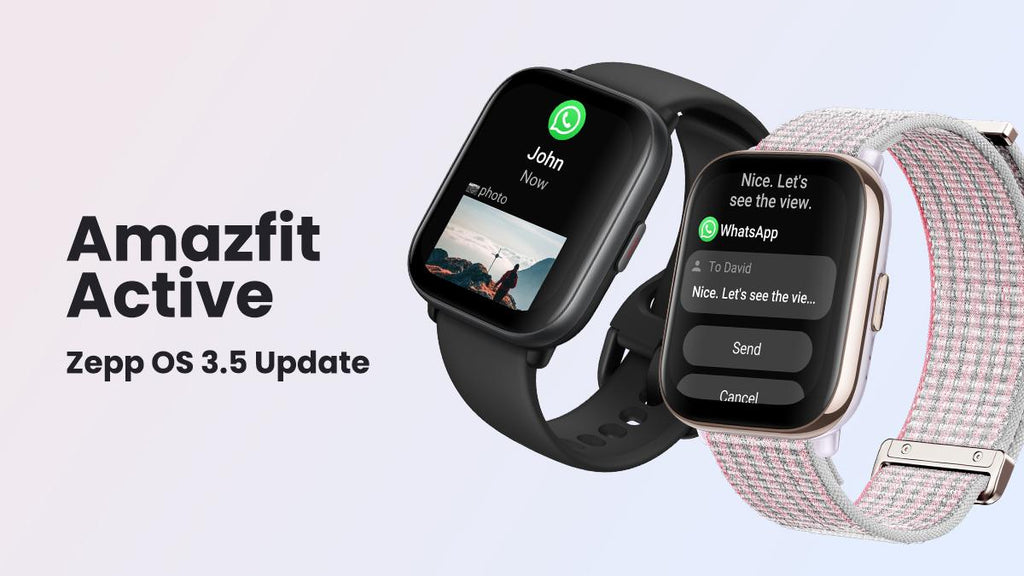 Active smartwatch Update