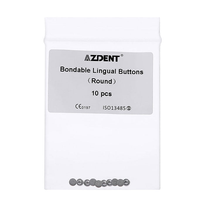 EZ Fit Clear Transparent Composite Bondable Lingual Buttons (10) -  OrthoExtent
