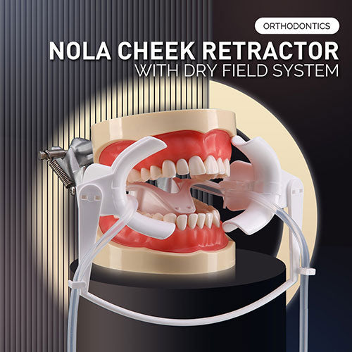 Dental Adjustable Orthodontics Nola Cheek Retractor With Dry Field System White/Green - azdentall.com Dental Adjustable Orthodontics Nola Cheek Retractor With Dry Field System White/Green - azdentall.com
