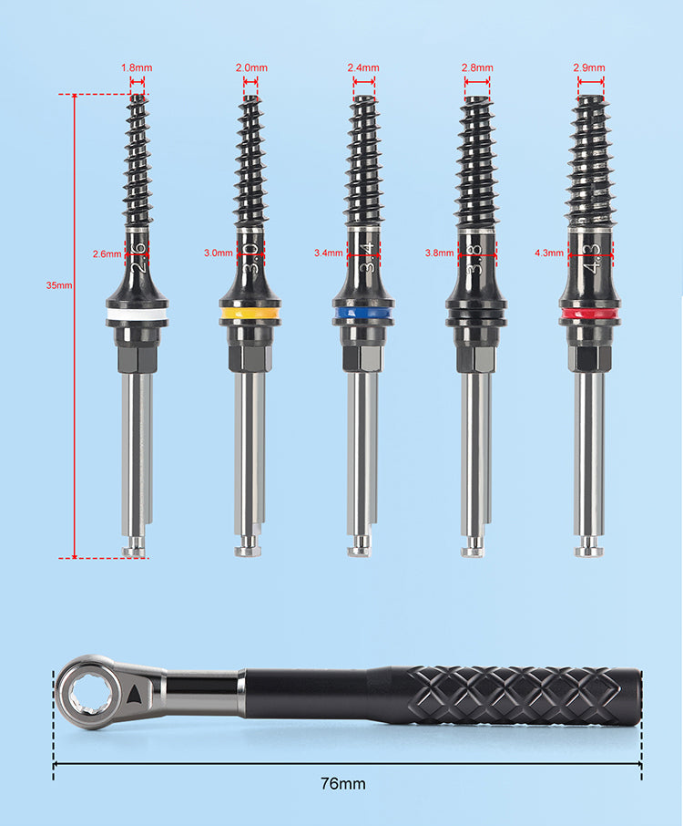 Dental and Jaw Bone Expansion Instruments Kit Stainless Steel Implant Instruments - azdentall.com