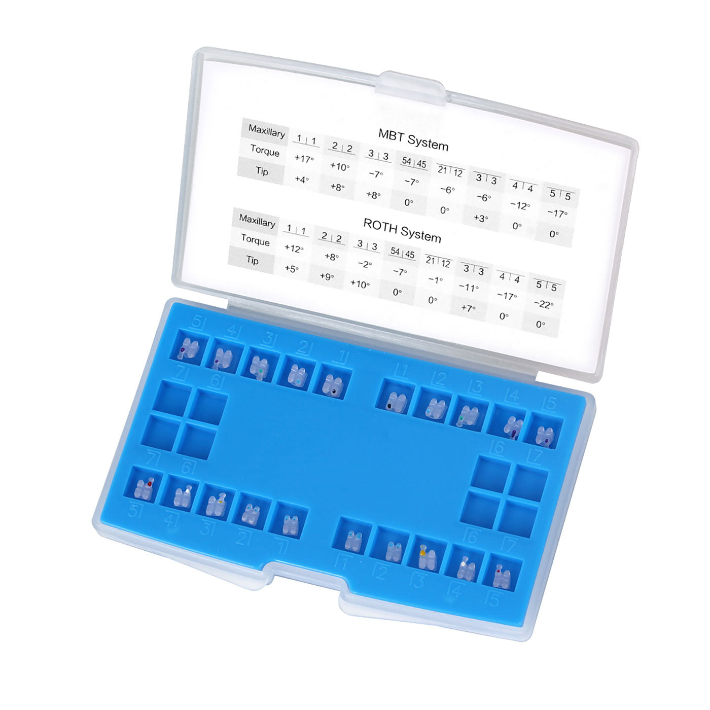 AZDENT Dental Orthodontic Ceramic Bracket Braces MBT 0.018 Hooks On 345 20pcs/Box - azdentall.com AZDENT Dental Orthodontic Ceramic Bracket Braces MBT 0.018 Hooks On 345 20pcs/Box - azdentall.com