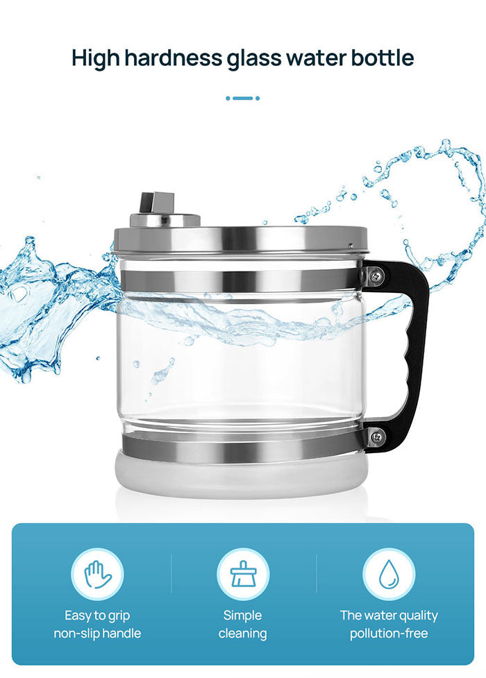 Water Distiller Stainless Steel Glass Bucket Single Button with Power Switch 4L Water Distiller Stainless Steel Glass Bucket Single Button with Power Switch 4L