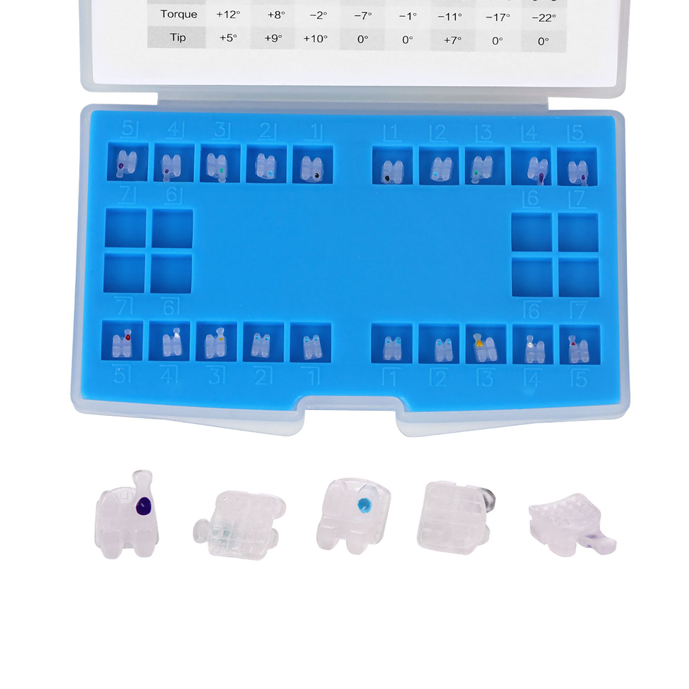 AZDENT Dental Orthodontic Ceramic Bracket Roth/MBT 018/022 Hooks 345 20pcs/Box - azdentall.com AZDENT Dental Orthodontic Ceramic Bracket Roth/MBT 018/022 Hooks 345 20pcs/Box - azdentall.com