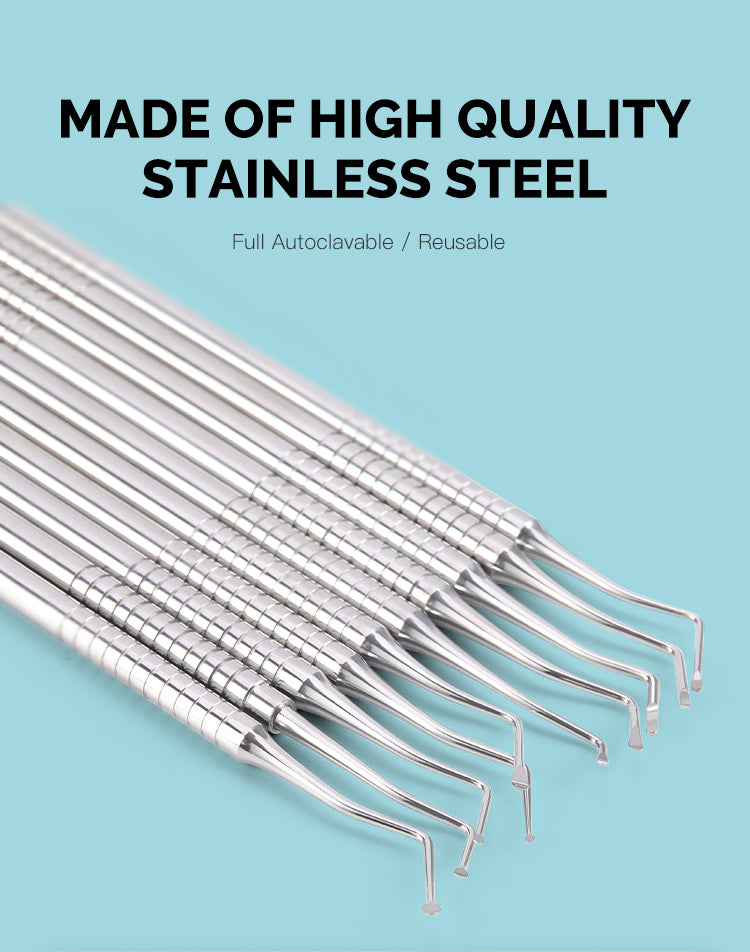 Dental Endo Spoon Excavators Stainless Steel Double Ended Instruments 1pc/Pack - azdentall.com Dental Endo Spoon Excavators Stainless Steel Double Ended Instruments 1pc/Pack - azdentall.com