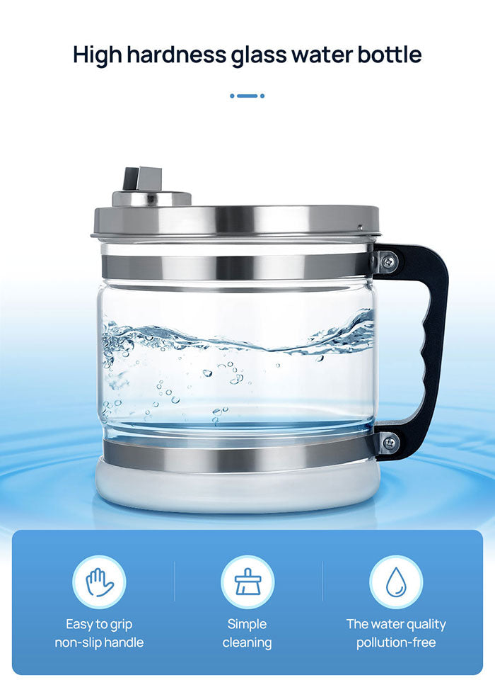 Water Distiller Stainless Steel Glass Bucket Dual Screen Touch 750W 4L 1L/H - azdentall.com Water Distiller Stainless Steel Glass Bucket Dual Screen Touch 750W 4L 1L/H - azdentall.com