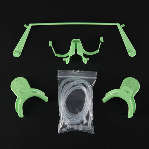 Dental Adjustable Orthodontics Nola Cheek Retractor With Dry Field System White/Green - azdentall.com Dental Adjustable Orthodontics Nola Cheek Retractor With Dry Field System White/Green - azdentall.com