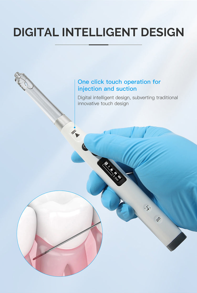 Dental Electric Painless Oral Local Anesthesia Delivery Device Wireless Intelligent Injector - azdentall.com