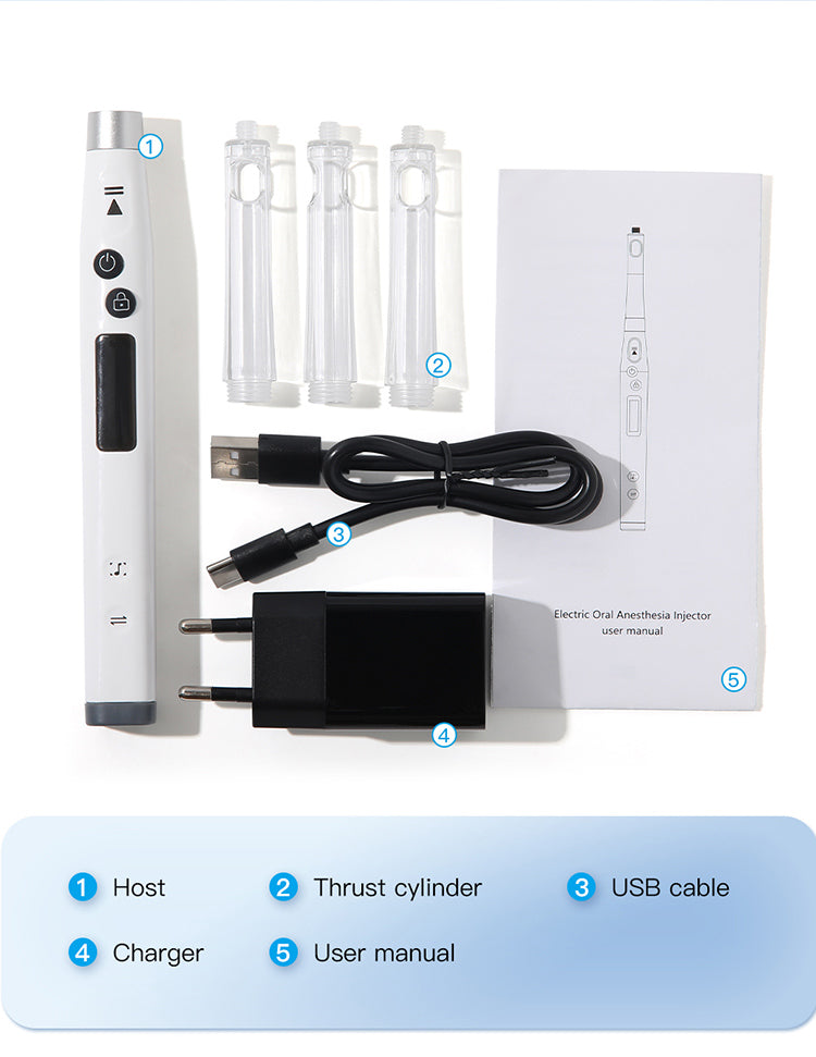 Dental Electric Painless Oral Local Anesthesia Delivery Device Wireless Intelligent Injector - azdentall.com Dental Electric Painless Oral Local Anesthesia Delivery Device Wireless Intelligent Injector - azdentall.com