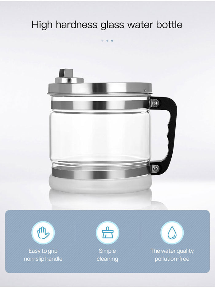 Water Distiller Stainless Steel Glass Bucket Double Screen Button with Adjustable Temperature 4L Water Distiller Stainless Steel Glass Bucket Double Screen Button with Adjustable Temperature 4L