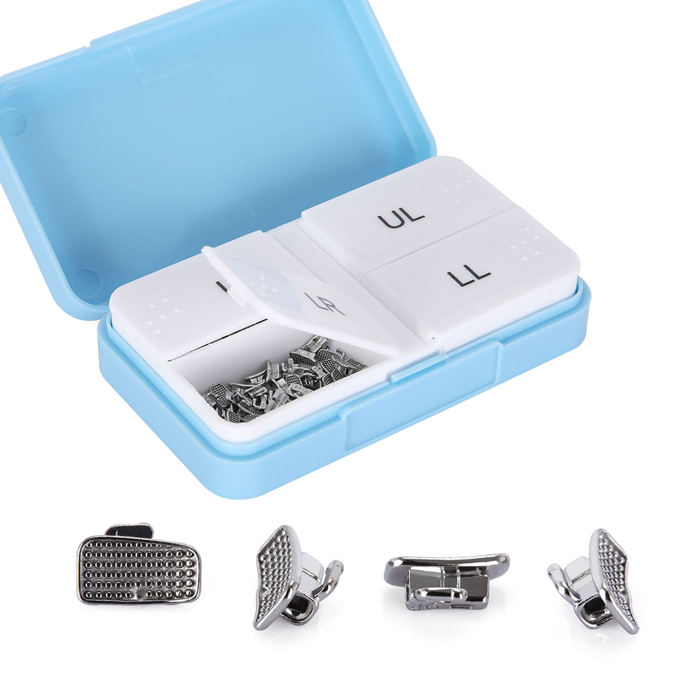  Dental Orthodontic Buccal Tube 1st Molar Monoblock Non-Convertible Roth 0.018 50Sets/Box - all.com