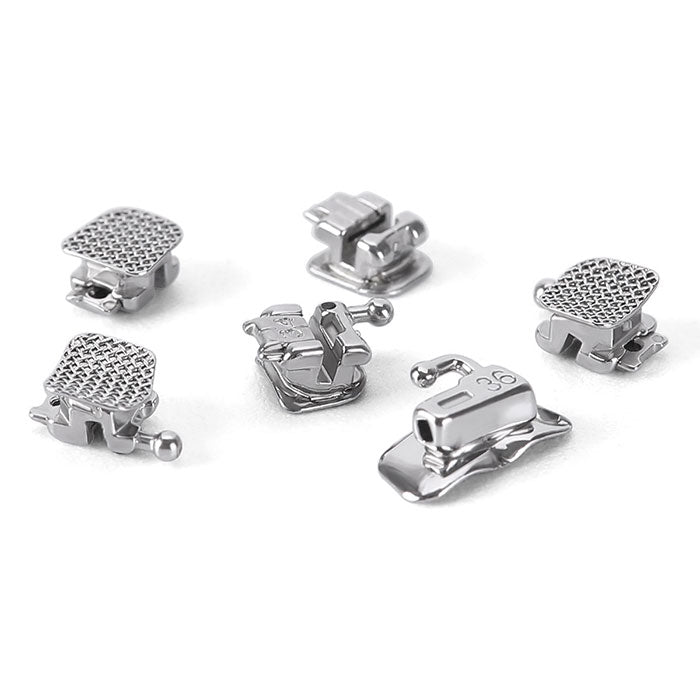 AZDENT Dental Metal Self Ligating Brackets Mini MBT .022 Hooks on 345 24pcs/Kit - azdentall.com AZDENT Dental Metal Self Ligating Brackets Mini MBT .022 Hooks on 345 24pcs/Kit - azdentall.com